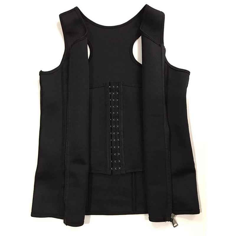 European and American Men's Sauna Clothing, Tummy Control Vest, Sports Vest, Cross-Border Corset, Neoprene Tights, Shapewear