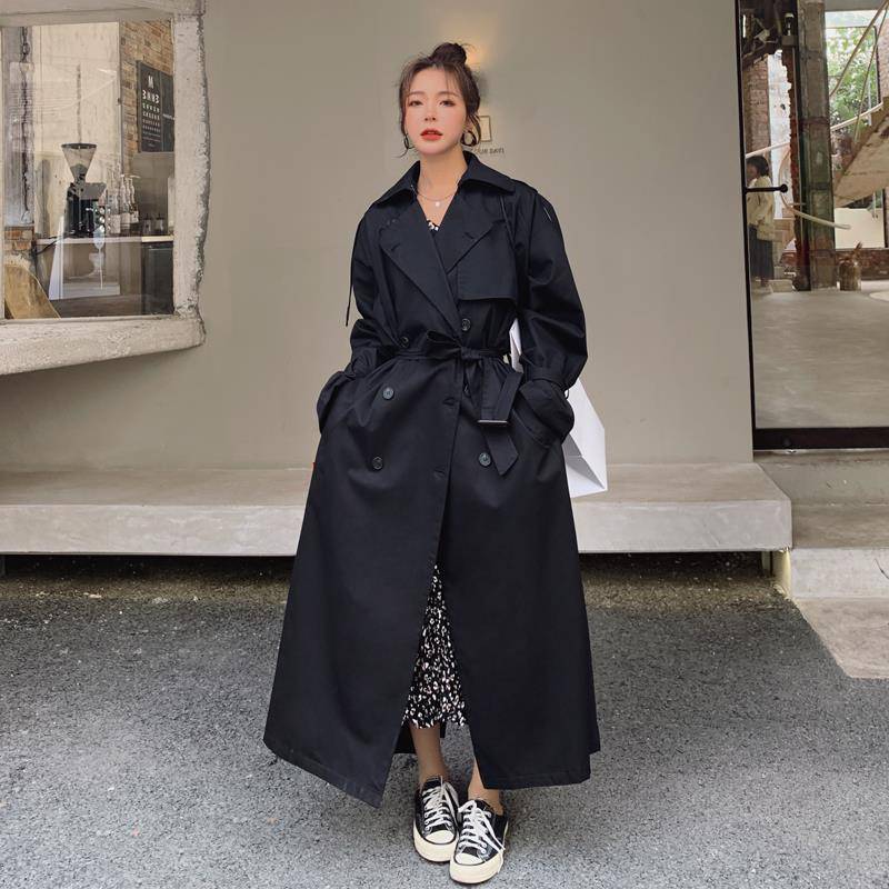 Mid-Length Trench Coat for Women