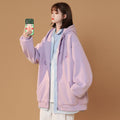 Cubs Women's Casual Spring Autumn Loose Sports Jacket