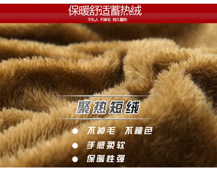 Foreign trade supply generation winter men's fleece-lined thick coat men's old men's cotton-padded jacket new dad cotton-padded jacket men