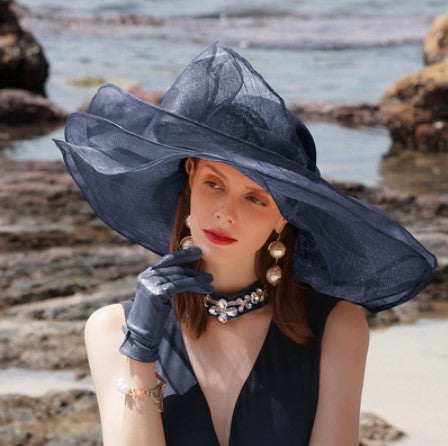 Three-Tiered Flax Casual All-Match Hat for Women