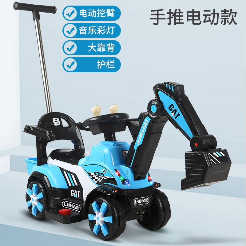 New Electric Excavator Toy for Kids Aged 1-3 Years