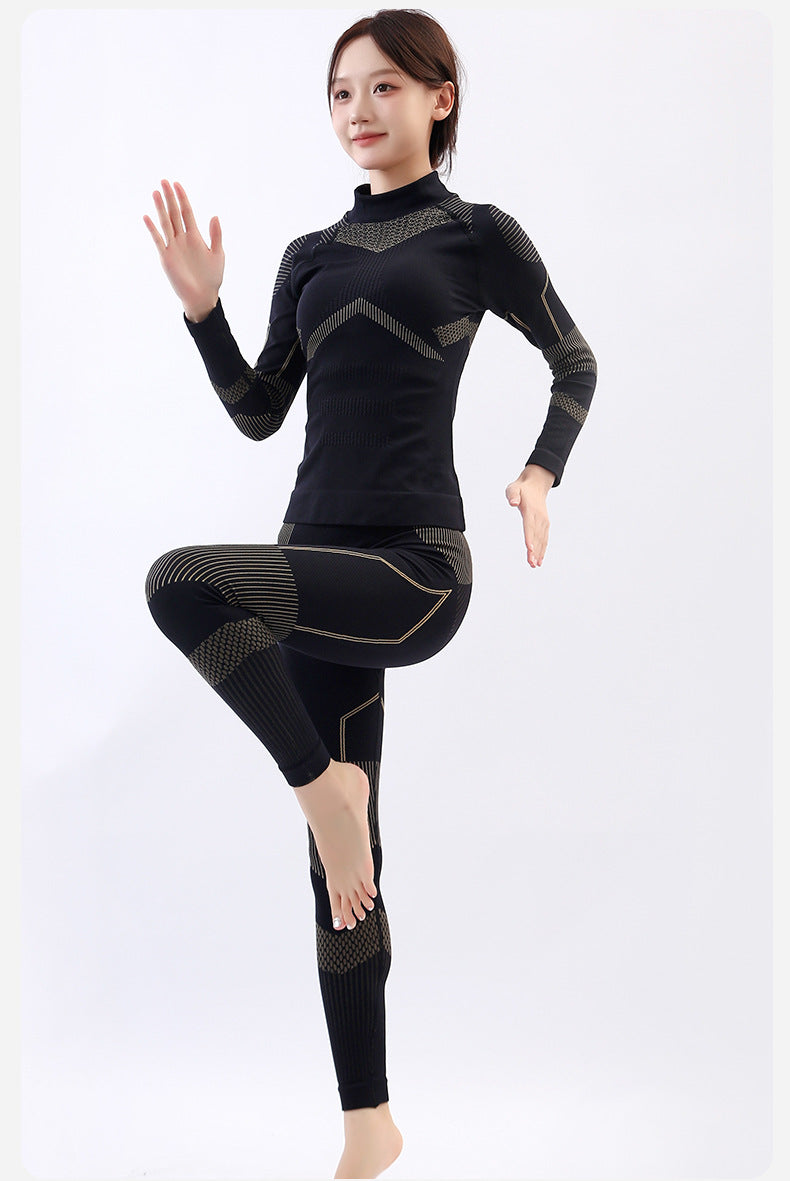 Ski Quick-drying Underwear Warm Compression Perspiration Breathable Women's Men's Outdoor Mountaineering Sportswear Functional Tight suit