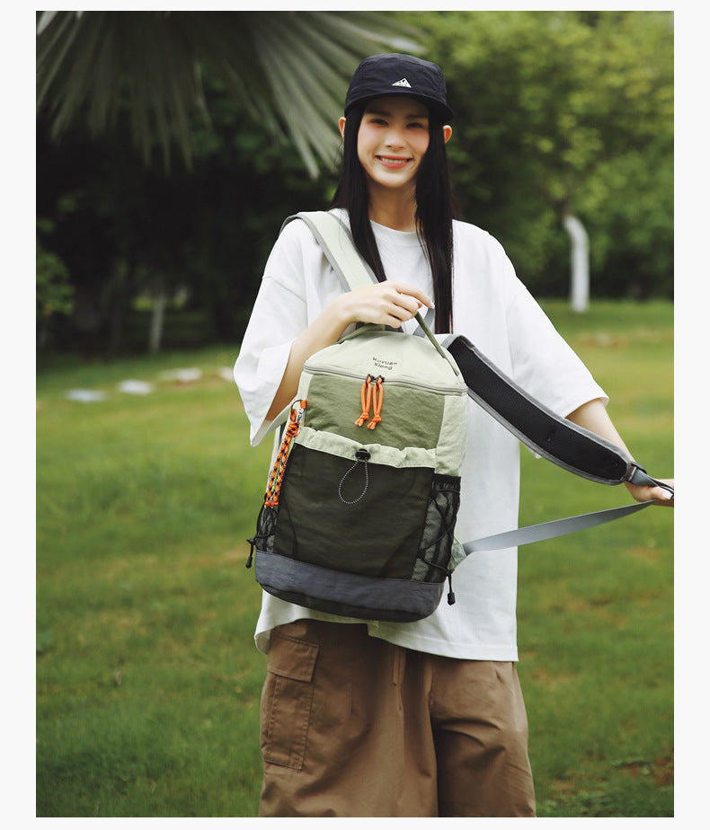 Outdoor Hiking Large-Capacity Backpack, Lightweight Travel Backpack, Commuting Storage School Bag, Leisure Cycling Backpack