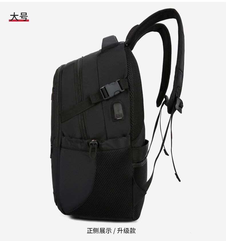 Cross-border Backpack Men's Large Capacity Business Travel Bag Computer Backpack Junior Senior high school College Student Schoolbag New Travel