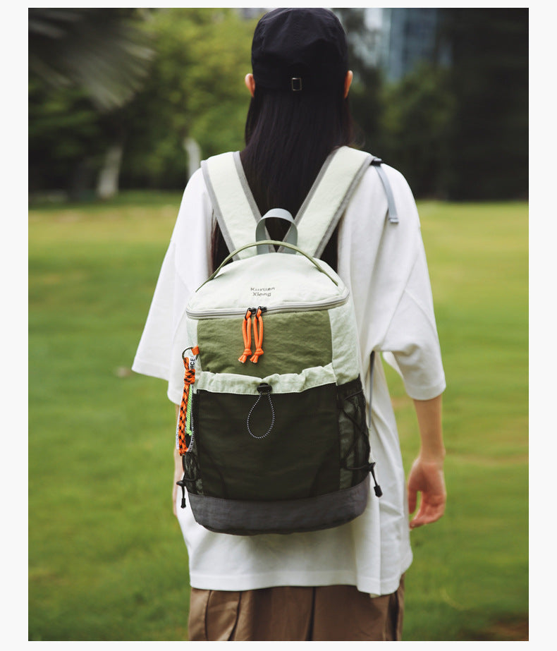 Outdoor Hiking Large-Capacity Backpack, Lightweight Travel Backpack, Commuting Storage School Bag, Leisure Cycling Backpack