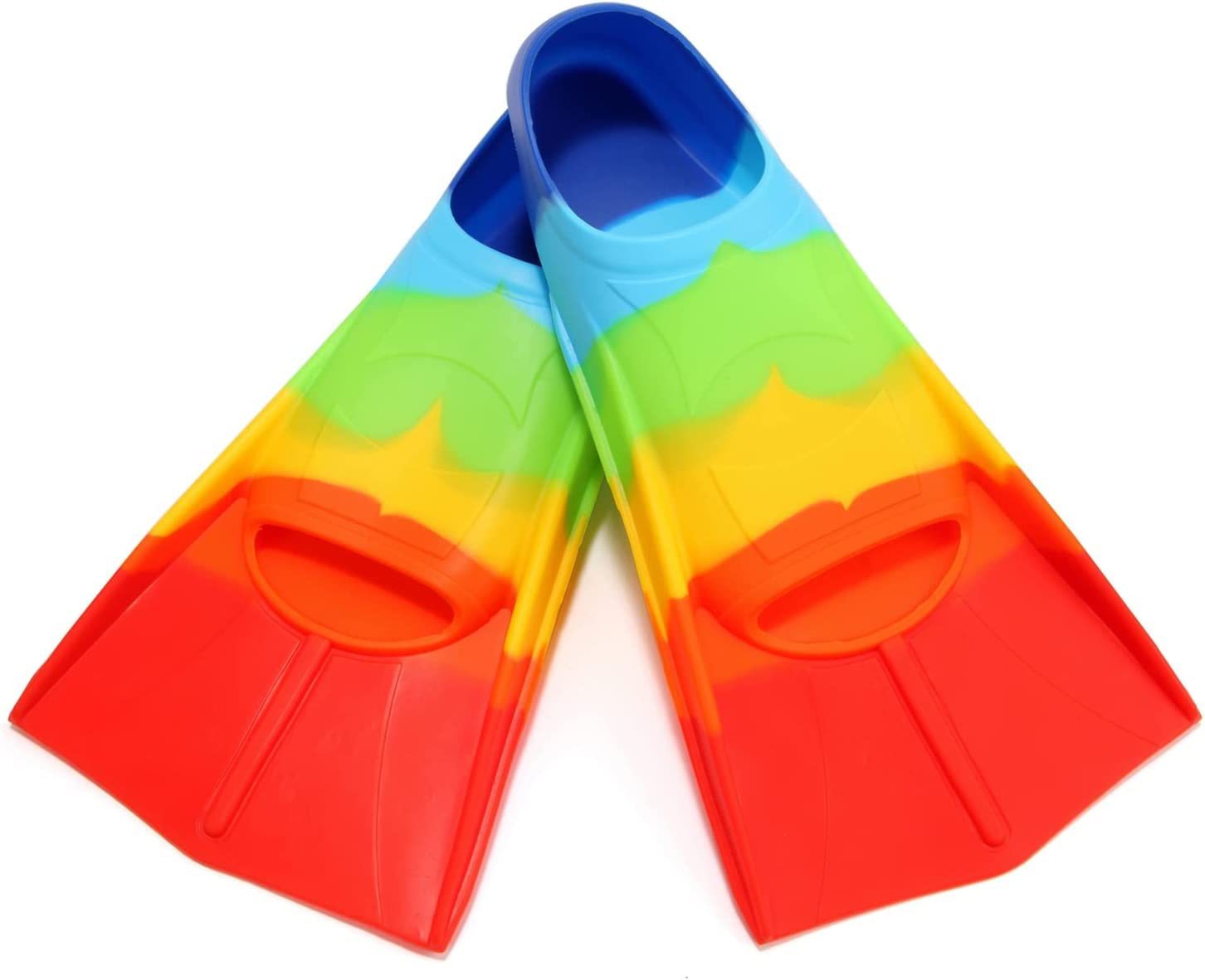 Hot sale professional training freestyle silicone frog shoes short flippers adult children flippers frog shoes manufacturers wholesale
