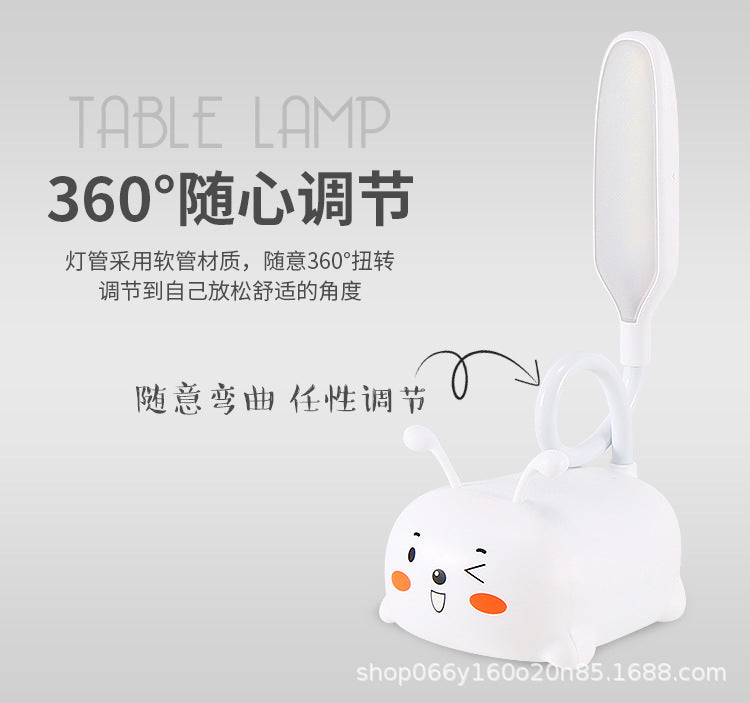 Factory direct creative cute girl heart mini small table lamp led bedroom bedroom bedside eye protection night light