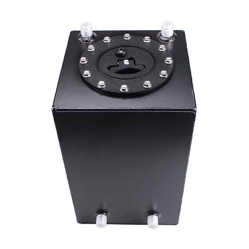 12L3 Three Gallon Secondary Fuel Tank Aluminum Alloy Buffer Tank Mirror Polished Plastic Cover Rectangular Neutral Fuel Tank