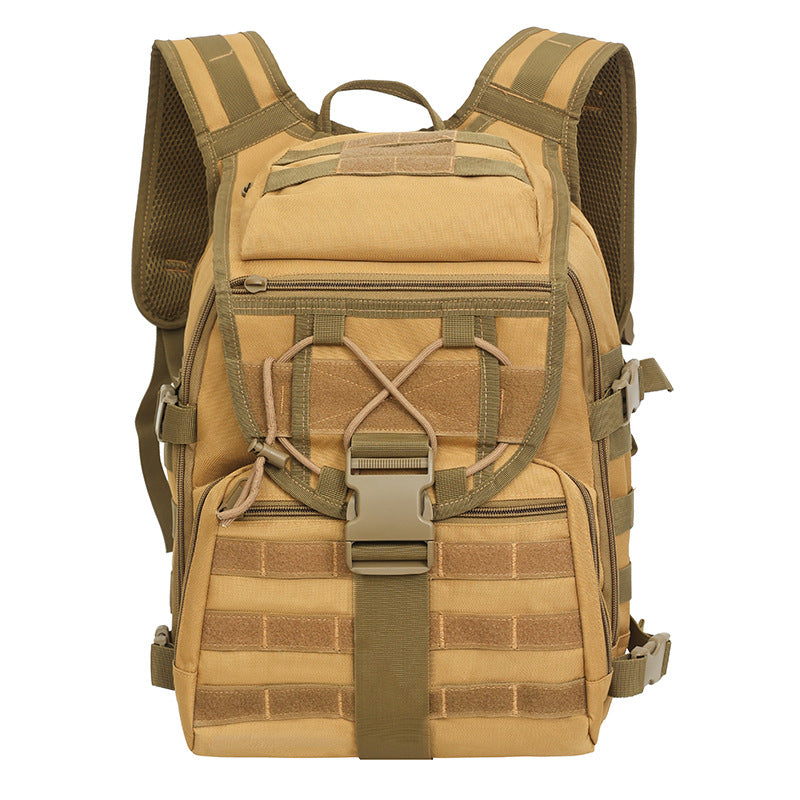 2025 New Men's Outdoor Backpack Travel Bag Large Capacity Oxford Cloth USB Charging Summer Camp Bag Export