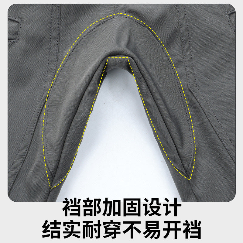 Outdoor assault clothing overalls suit men's spring and autumn elastic tooling labor protection clothing wear-resistant camouflage clothing hooded training clothing