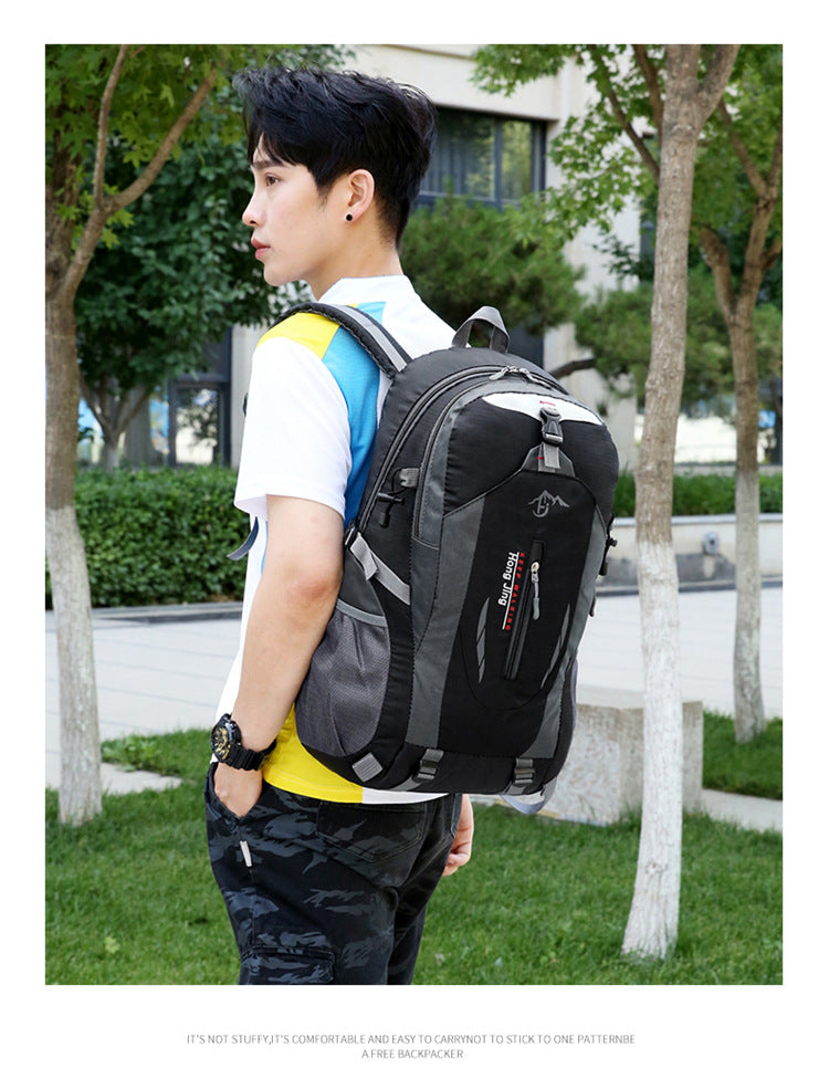 Travel Large-Capacity Backpack Sports Men's and Women's Travel Luggage Backpack Travel Student School Bag Mountaineering Bag Outdoor Backpack