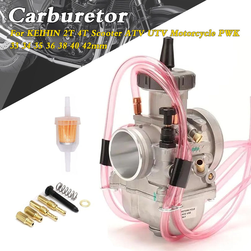 Motorcycle PWK Carburetor 21 24 26 28 32 34mm PWK Modified Racing ATV Carburetor Accessories
