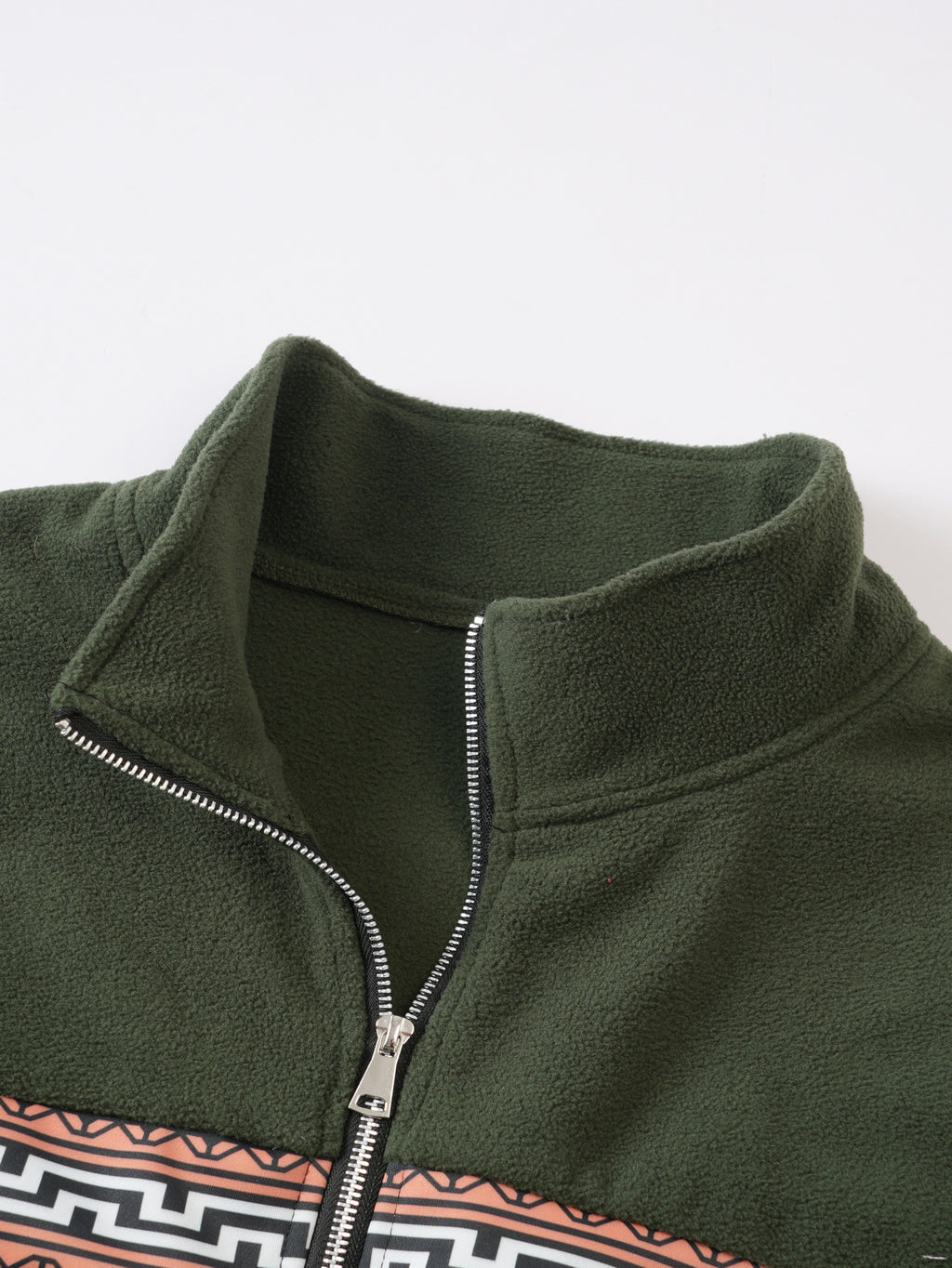 Autumn and Winter European and American Cross-Border Casual Men's Sweatshirt Long-Sleeved Thickened Fleece Half-Zip Sweatshirt Hot-Selling Daily Top