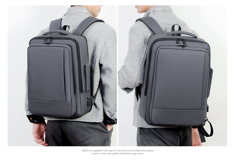 Backpack Men's High-class High-capacity Business Travel Men's Computer Bag Multi-functional Backpack College Student Commuter