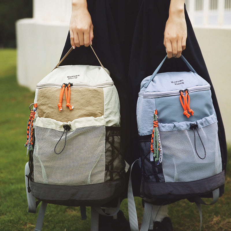 Outdoor Hiking Large-Capacity Backpack, Lightweight Travel Backpack, Commuting Storage School Bag, Leisure Cycling Backpack