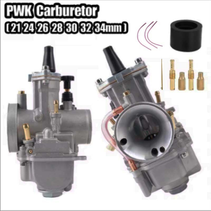 Motorcycle PWK Carburetor 21 24 26 28 32 34mm PWK Modified Racing ATV Carburetor Accessories