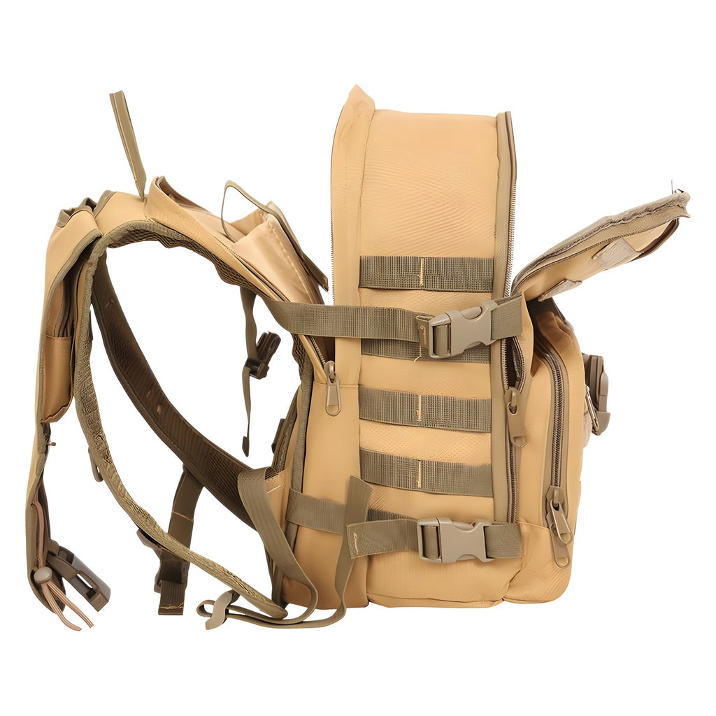 2025 New Men's Outdoor Backpack Travel Bag Large Capacity Oxford Cloth USB Charging Summer Camp Bag Export