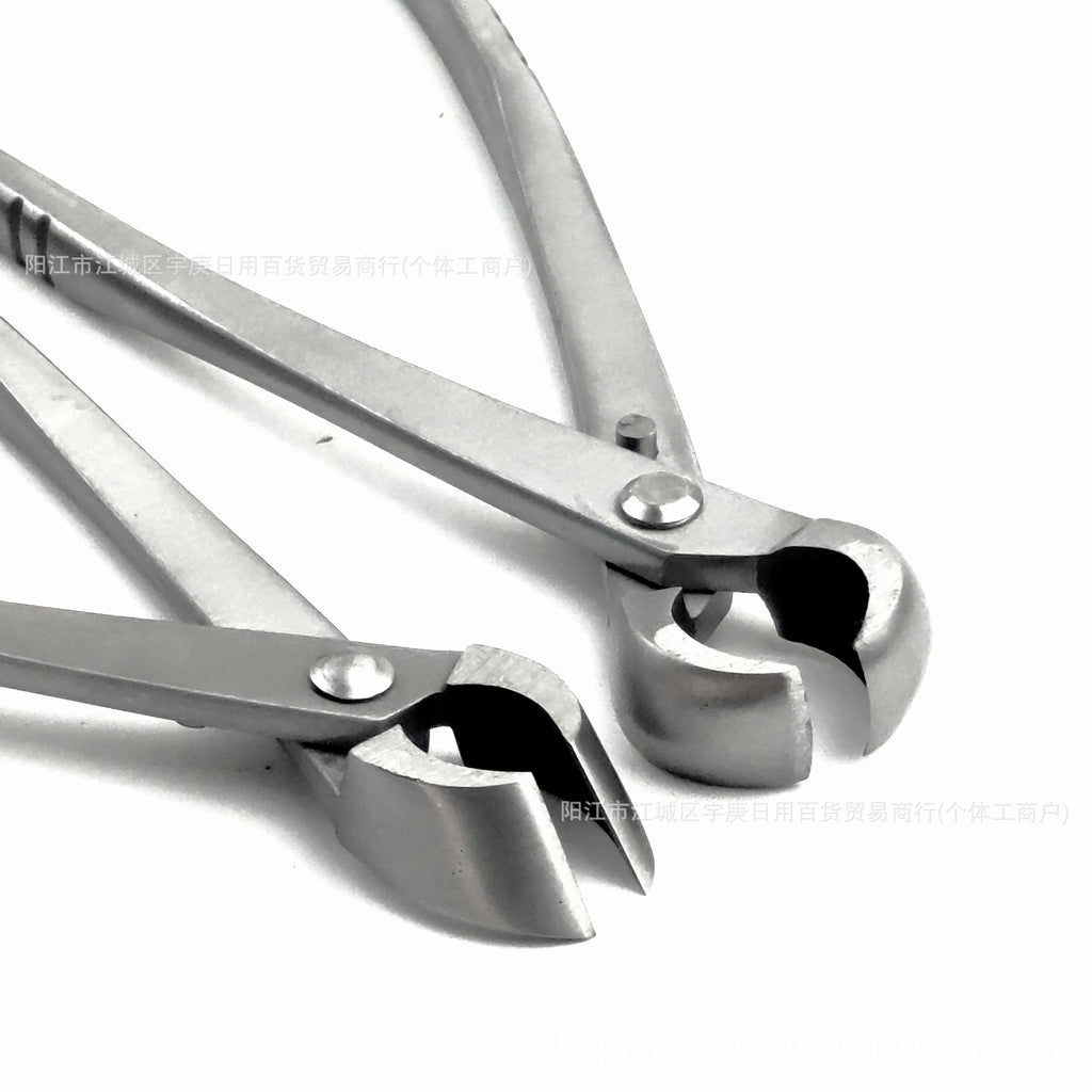 All Steel 8inch Bonsai Special Set Garden Pliers for Cutting Branches, Green Plants, Leaf Buds, Ball Joint Pliers, Diagonal Pliers, Sanded Style