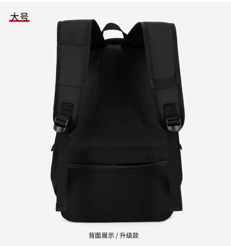 Cross-border Backpack Men's Large Capacity Business Travel Bag Computer Backpack Junior Senior high school College Student Schoolbag New Travel