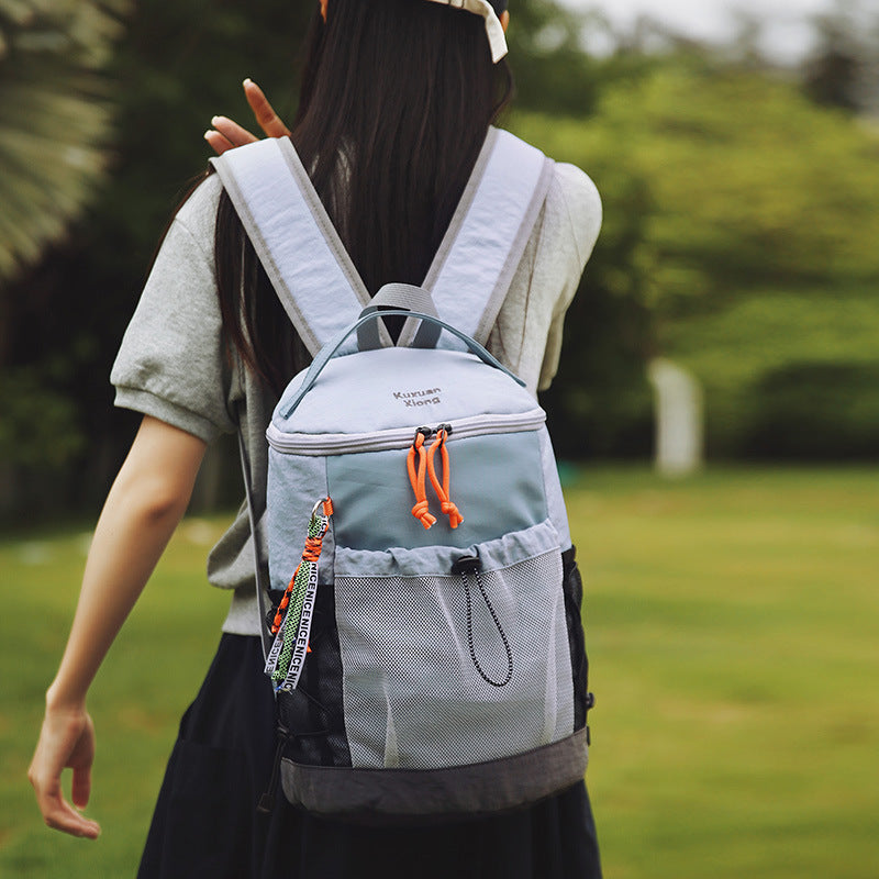 Outdoor Hiking Large-Capacity Backpack, Lightweight Travel Backpack, Commuting Storage School Bag, Leisure Cycling Backpack
