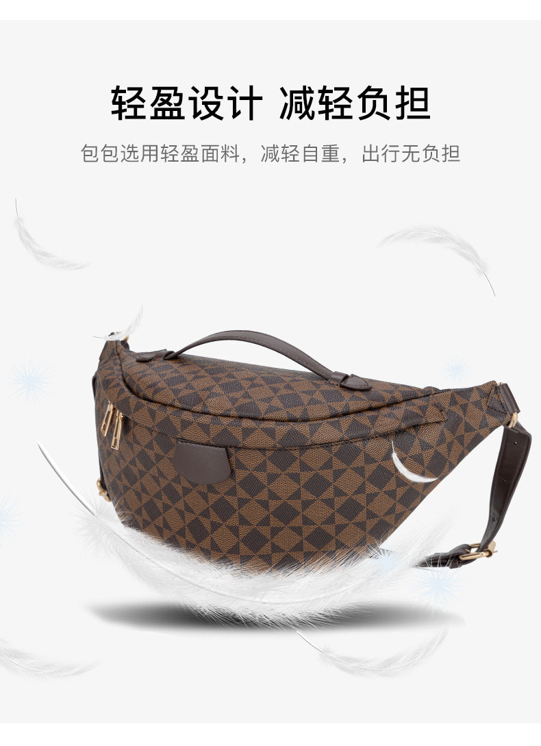Wear-Resistant Waist Bag for Construction Site Work for Men and Women 2025 Spring and Summer New European and American Casual Versatile Trendy Big-Name Outdoor Chest Bag