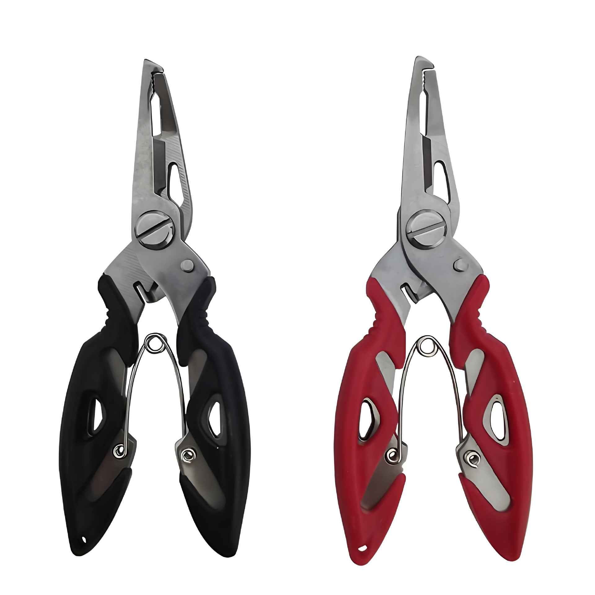 Cross-border Luya scissors pliers multi-functional curved mouth stainless steel fishing tongs fishing line scissors portable fishing fish control hook pliers