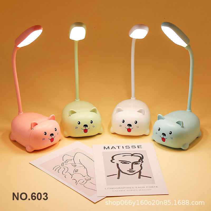 Factory direct creative cute girl heart mini small table lamp led bedroom bedroom bedside eye protection night light