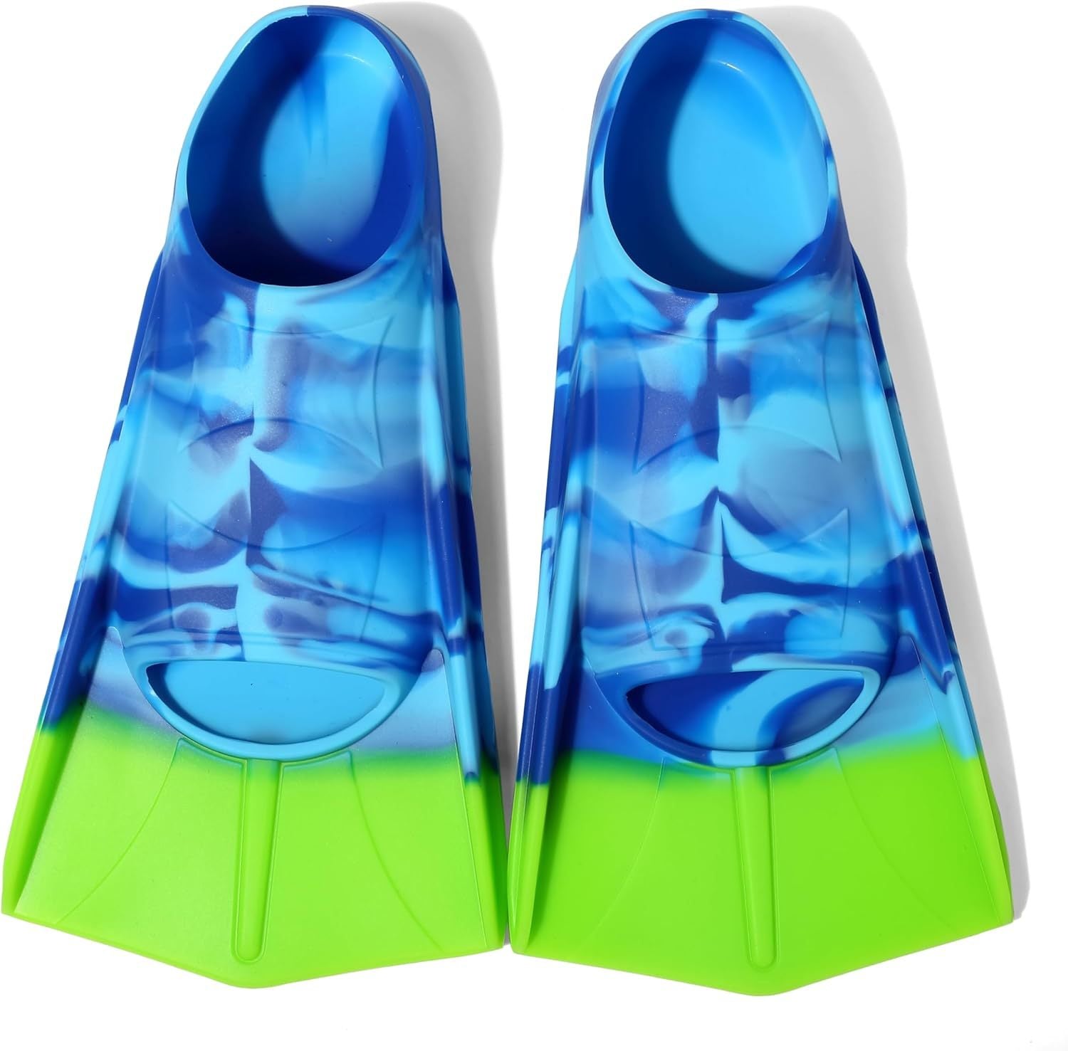 Hot sale professional training freestyle silicone frog shoes short flippers adult children flippers frog shoes manufacturers wholesale