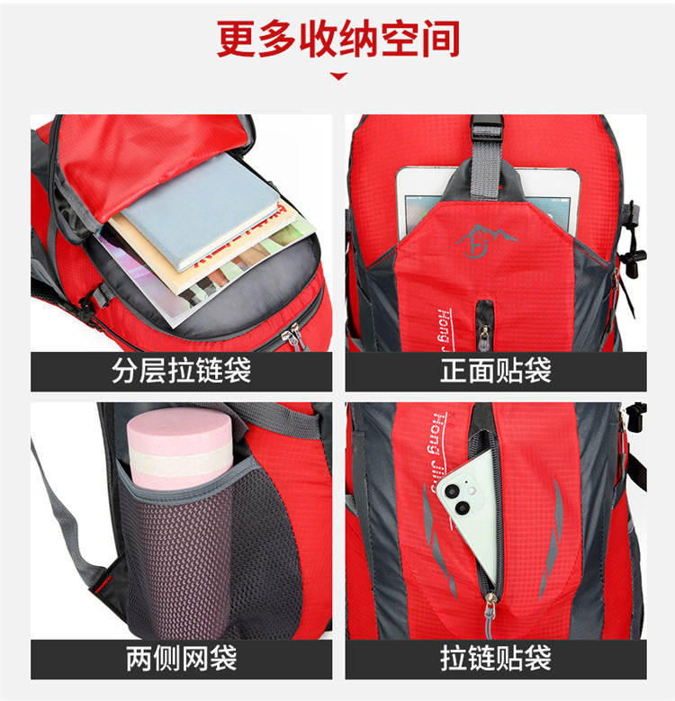 Travel Large-Capacity Backpack Sports Men's and Women's Travel Luggage Backpack Travel Student School Bag Mountaineering Bag Outdoor Backpack