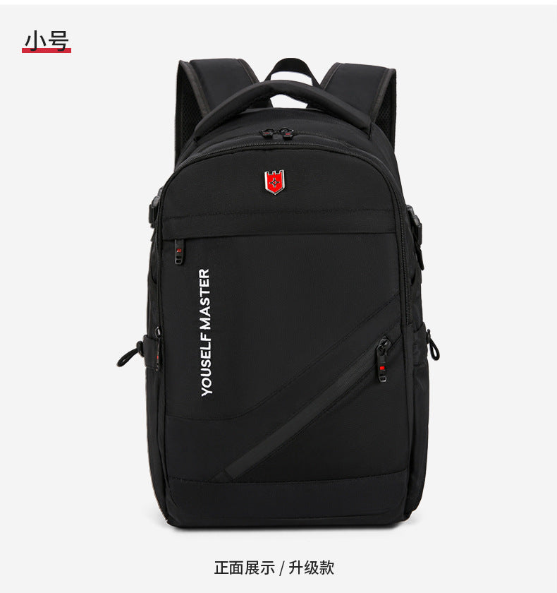 Cross-border Backpack Men's Large Capacity Business Travel Bag Computer Backpack Junior Senior high school College Student Schoolbag New Travel