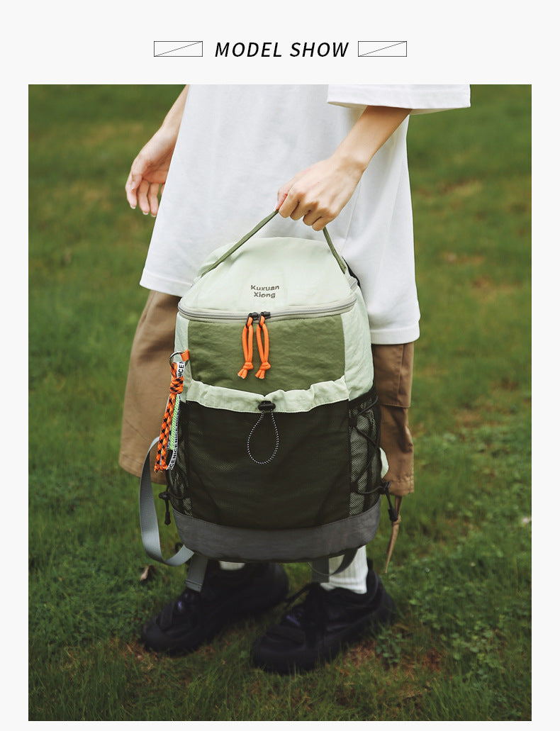 Outdoor Hiking Large-Capacity Backpack, Lightweight Travel Backpack, Commuting Storage School Bag, Leisure Cycling Backpack