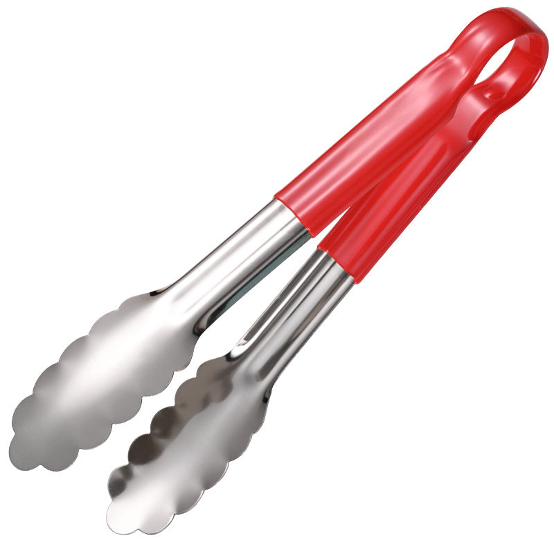 Stainless Steel Food Clip Anti-scalding Stall Commercial Buffet Malatang Special Clip Kitchen Cooked Food Clip Bread Clip