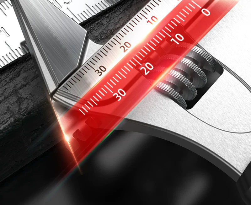 Old A Thin Wide Angle Large Open-ended Adjustable Wrench 8 Inch Multifunctional Household Bathroom Wrench Pipe Wrench Pipe Tongs
