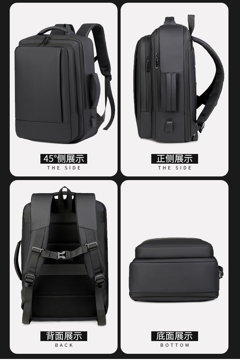 Backpack Men's High-class High-capacity Business Travel Men's Computer Bag Multi-functional Backpack College Student Commuter