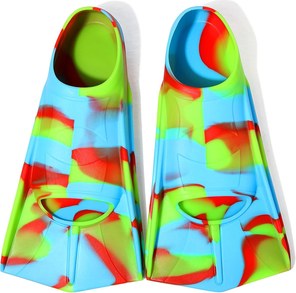 Hot sale professional training freestyle silicone frog shoes short flippers adult children flippers frog shoes manufacturers wholesale