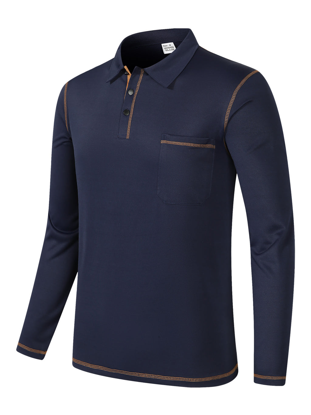 2025 new polo shirt long sleeve lapel men amazon casual sports breathable
