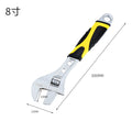 Factory wholesale adjustable wrench manual adjustable wrench loose mouth labor-saving open-end adjustable wrench pipe flexible dual-purpose wrench