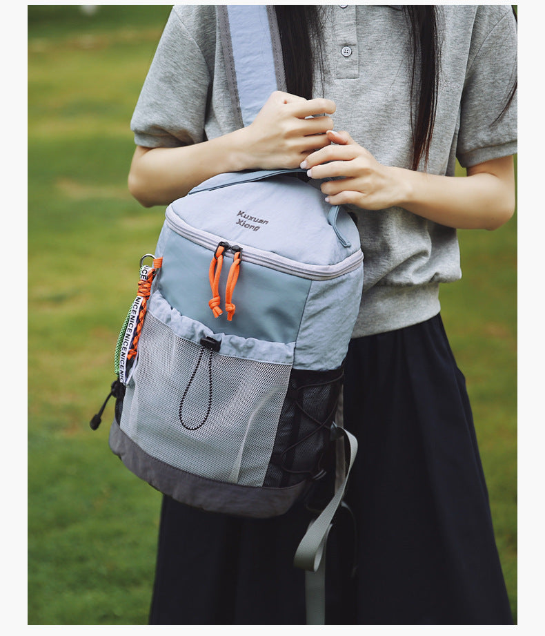 Outdoor Hiking Large-Capacity Backpack, Lightweight Travel Backpack, Commuting Storage School Bag, Leisure Cycling Backpack