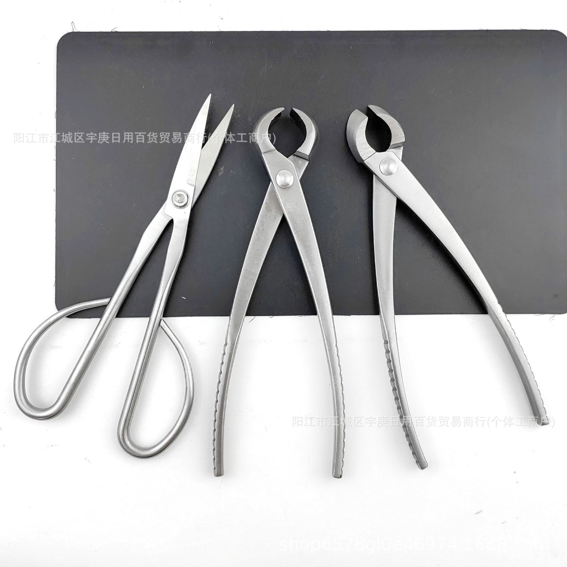 All Steel 8inch Bonsai Special Set Garden Pliers for Cutting Branches, Green Plants, Leaf Buds, Ball Joint Pliers, Diagonal Pliers, Sanded Style