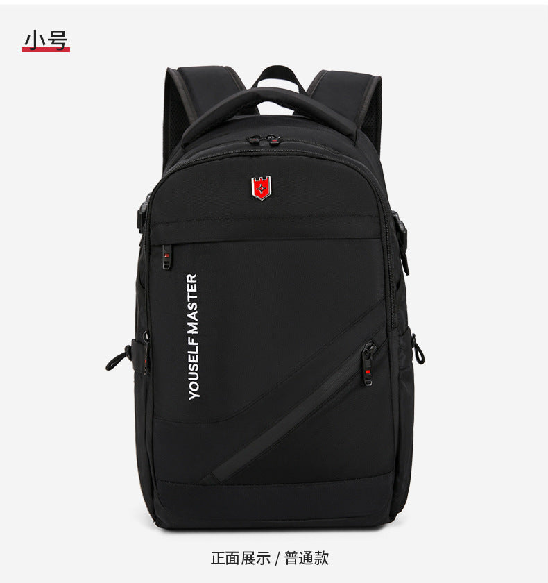 Cross-border Backpack Men's Large Capacity Business Travel Bag Computer Backpack Junior Senior high school College Student Schoolbag New Travel