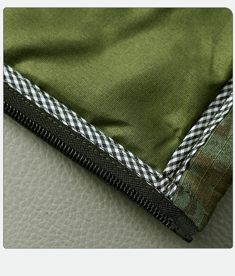 Autumn and Winter fleece-lined Work Clothes suit Men's Thickened Wear-Resistant Dirty-Resistant Labor Protection Mesh Warm-Keeping Tooling Outdoor Jacket