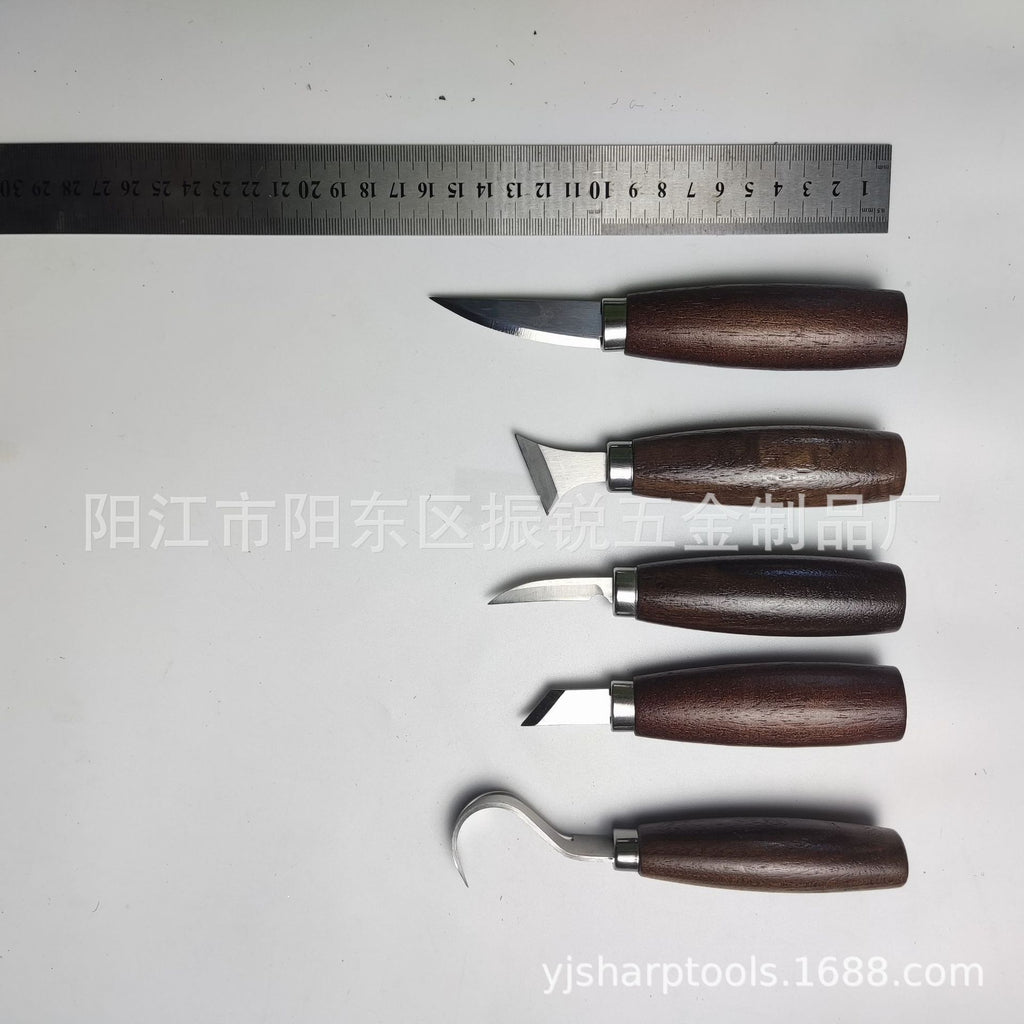 Professional woodworking carving knife DIY cutting woodcutter scimitar handmade woodcarving digging spoon full set of tools woodcarving woodcarving tools