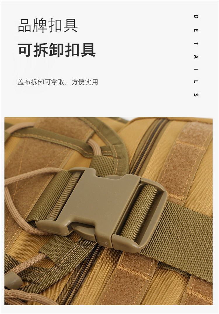 2025 New Men's Outdoor Backpack Travel Bag Large Capacity Oxford Cloth USB Charging Summer Camp Bag Export