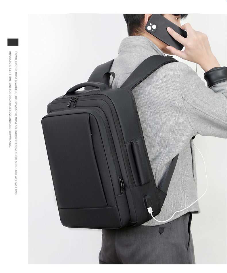 Backpack Men's High-class High-capacity Business Travel Men's Computer Bag Multi-functional Backpack College Student Commuter