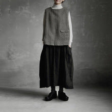 In-Stock Japanese Style 2026 Summer New Striped Color-Blocked Knitted Sleeveless Round-Neck Jacquard Knit Dress