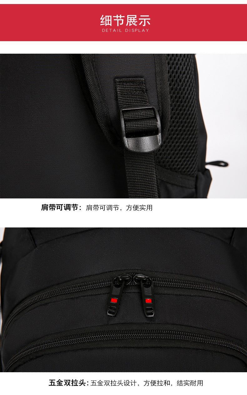 Cross-border Backpack Men's Large Capacity Business Travel Bag Computer Backpack Junior Senior high school College Student Schoolbag New Travel