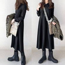 2026 Autumn/Winter New Style Lotte Ins Hot-Selling Loose Slimming Casual Simple Straight-Leg Coat Solid Color Overcoat for Women