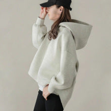 2026 Autumn/Winter New Style Lotte Ins Hot-Selling Loose Slimming Casual Simple Straight-Leg Coat Solid Color Overcoat for Women