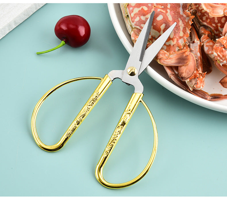 Crab Eight Pieces Stainless Steel Crab Eating Tools Crab suit Crab Pick Hairy Crab Crab Pliers Dismantling Crab Tools Gift Box suit